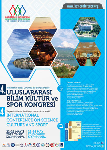  4th International Conference on Science Culture and Sport Conference Poster